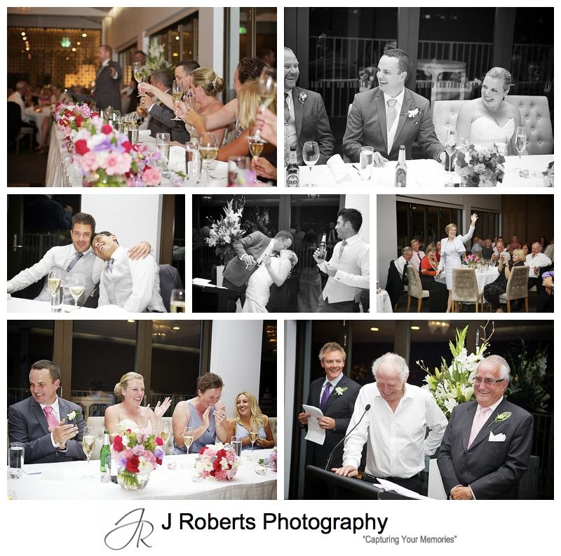 Wedding speech reactions - sydney wedding photography
